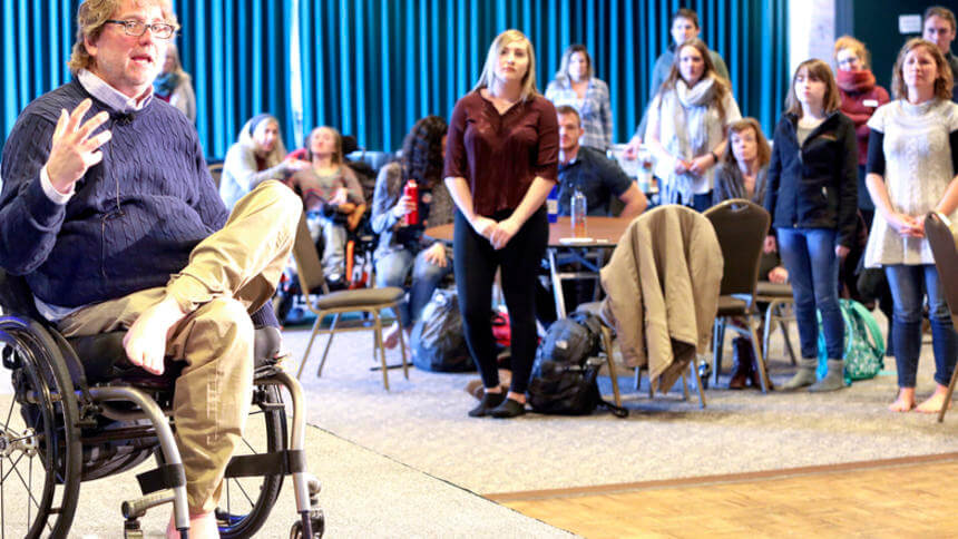 Duluth News Tribune: Adaptive yoga crosses barriers