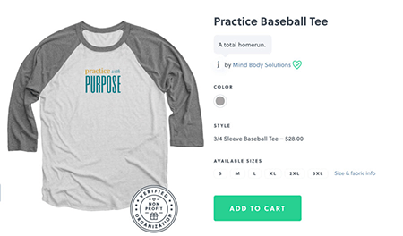 Kiss my Asana Baseball Tee